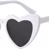 ® Yeni Ürün Beyaz Renk Kalp Şekilli Parti Gözlüğü