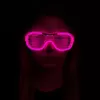 ® Yeni Ürün Pembe Led Işıklı Parti Gözlüğü - Neon 3 Modlu
