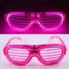® Yeni Ürün Pembe Led Işıklı Parti Gözlüğü - Neon 3 Modlu