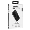 ® Yeni Ürün S-lınk Ip-g12n Siyah 10.000mah 2xusb 1xmicro Usb 1xtype-c 4 Led Göstergeli Powerbank(1923)