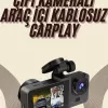 ® Yeni Ürün Gece Görüşlü Dvr 3 Lensli Araç İçi Sürüş Kamerası Video Kaydedici