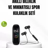 ® Yeni Ürün Akıllı Spor Bilekliği Ve Gürültü Önleyici Bluetooth Kulaklık Seti