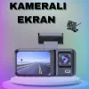 ® Yeni Ürün 1080p 3 Lensli Wifi Araç İçi Kameralı Ekran Dvr Kaydedici Gece Görüşlü