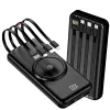 ® Yeni Ürün Kablosuz Çoklu Şarj Girişli 10.000 Mah Kablolu Powerbank Taşınabilir