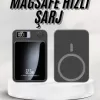 ® Yeni Ürün Taşınabilir Şarj Magsafe Powerbank 10.000 Mah Hızlı Şarj Led Göstergeli Kablosuz