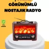 ® Yeni Ürün Taşınabilir Şömine Görünümlü Bluetooth HoparlörSolar Şarjlı Alev Işıklı 7w Ses