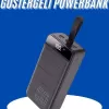 ® Yeni Ürün Powerbank 50.000 Mah Dijital Göstergeli Taşınabilir 4 Portlu Hızlı Powerbank
