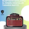 ® Yeni Ürün Taşınabilir Bluetooth HoparlörModern Teknoloji İle Nostaljik Radyo Deneyimi Fm/am Fonksiyonu
