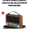 ® Yeni Ürün Solar Hoparlör Bluetooth Fm Am Sw Radyo Çok Fonksiyonlu Şarjlı