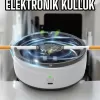 ® Yeni Ürün Küllük Duman Giderici Temizlenebilir Elektronik Pilli
