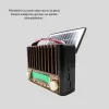 ® Yeni Ürün Güneş Enerjili Taşınabilir Hoparlör Ktf-1428 Bluetooth Radyo Usb Sd Kart Destekli