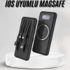 ® Yeni Ürün Wireless Powerbank 10000 Mah Led Ekranlı Dahili Kablolu Hızlı Şarj