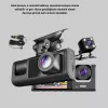 ® Yeni Ürün Üç Kameralı Araç İçi Kayıt Sistemi Full Hd Gece Görüşlü Ve G-sensör Destekli