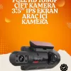 ® Yeni Ürün Wifi Destekli Araç Kamerası3 İnç Ekran 1080p Ön Ve 720p İç Kamera