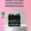 ® Yeni Ürün Powerbank Özellikli Bluetooth 5.1 Kulaklık Oyun Ve Müzik İçin