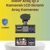 ® Yeni Ürün Ta-01 2.0 İnç Ekranlı 3 Kanallı Araç Kamerası