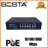 ® Yeni Ürün 10 PORT GİGABİT POE SWİTCH 10/100/1000 Mbps 8 Port POE BST1020G