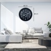 Heritage Black 60 Cm Çarklı Duvar Saati