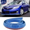 ® Yeni Ürün Mavi 2,5 Metre Araba Oto Ön Tampon Koruyucu Kauçuk Pratik Tampon Şerit Bant Döşeme Kiti