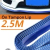 ® Yeni Ürün Mavi 2,5 Metre Araba Oto Ön Tampon Koruyucu Kauçuk Pratik Tampon Şerit Bant Döşeme Kiti