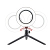 ® Yeni Ürün 8inç 20cm Youtube Instagram Tiktok Selfie  Stüdyo Video Fotoğraf Ring Light  Tripod Led Halk