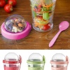 ® Yeni Ürün Taken Go Kapaklı Kaşıklı Pratik Taşınabilir Meyveli Yoğurt Kabı