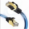® Yeni Ürün Cat 8 LAN Kablosu –Ethernet Kablosu Örgü Kaplama, Yüksek Hızlı (10 METRE)