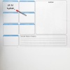 ® Yeni Ürün Haftalık Planlayıcı Manyetik Duvar Stickerı Takvim 56 cm x 70 cm