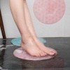 ® Yeni Ürün Silikon Fırçalı Banyo Masaj Matı ve  Ayaklar için Topuk Masaj Paspası