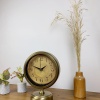 ® Yeni Ürün Eskitme Metal Dekoratif Masa Saati 25×20 cm