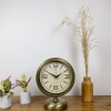 ® Yeni Ürün Eskitme Metal Vintage Masa Saati 25×20 cm