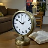 ® Yeni Ürün Vinatge Dekoratif 25 x 20 Cm Metal Masa Saati