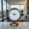 ® Yeni Ürün Vintage 25 x 20 Cm Sade Metal Masa Saati