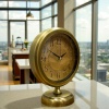 ® Yeni Ürün Retro Eskitme 25 x 20 Cm Metal Şık Masa Saati