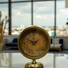 ® Yeni Ürün Retro Eskitme 25 x 20 Cm Metal Şık Masa Saati