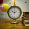 ® Yeni Ürün Retro Eskitme Metal 25 x 20 Cm Masa Saati