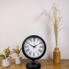 ® Yeni Ürün Siyah Metal Modern Masa Saati 25×20 cm