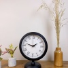 ® Yeni Ürün Siyah Metal Retro Masa Saati 25×20 cm