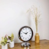 ® Yeni Ürün Krom Metal Retro Masa Saati 25×20 cm