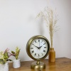 ® Yeni Ürün Eskitme Metal Anka Masa Saati 25×20 cm