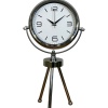® Yeni Ürün Elegance Krom Tripod Üç Ayaklı Metal Masa Saati