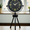 ® Yeni Ürün Siyah Metal Gold Rakamlı Üç Ayaklı Masa Saati