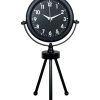 ® Yeni Ürün Black Luxury Modern Üç Ayaklı Metal Masa Saati
