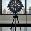 ® Yeni Ürün Heritage Black Üç Ayaklı Metal Masa Saati