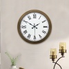 ® Yeni Ürün 36 cm Eskitme Metal Roma Rakamlı Duvar Saati