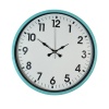 ® Yeni Ürün 36 Cm Turkuaz Dekoratif Duvar Saati