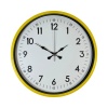 ® Yeni Ürün 36 Cm Sarı Modern Dekoratif Duvar Saati