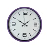 ® Yeni Ürün 36 Cm Mor Dekoratif Duvar Saati