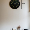 ® Yeni Ürün 36 Cm Siyah Standart Duvar Saati