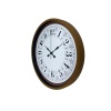Kahverengi Motifli 36 Cm Duvar Saati